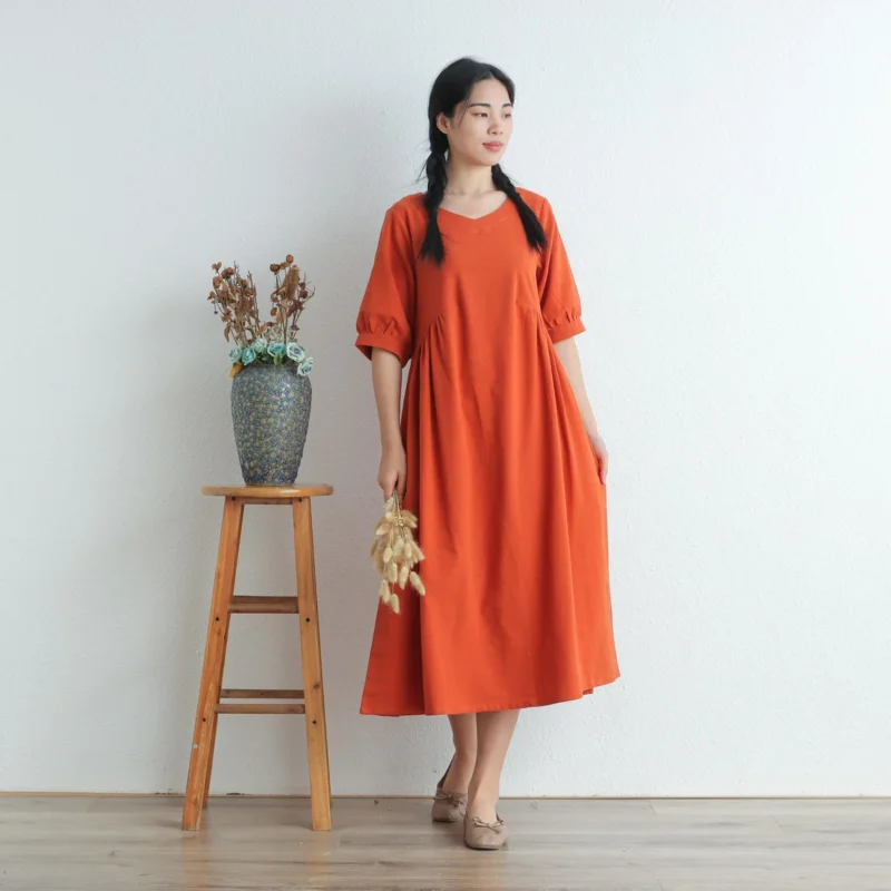 Women Summer Cotton dresses