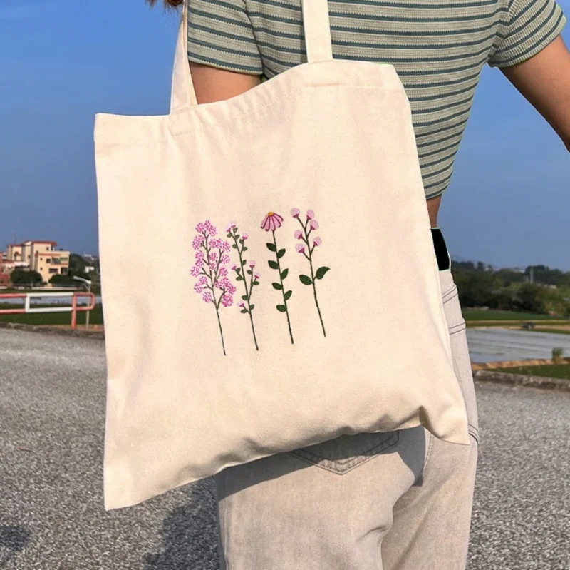 trendy cute preppy tote bag