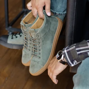 Green Sneakers -Men's Casual