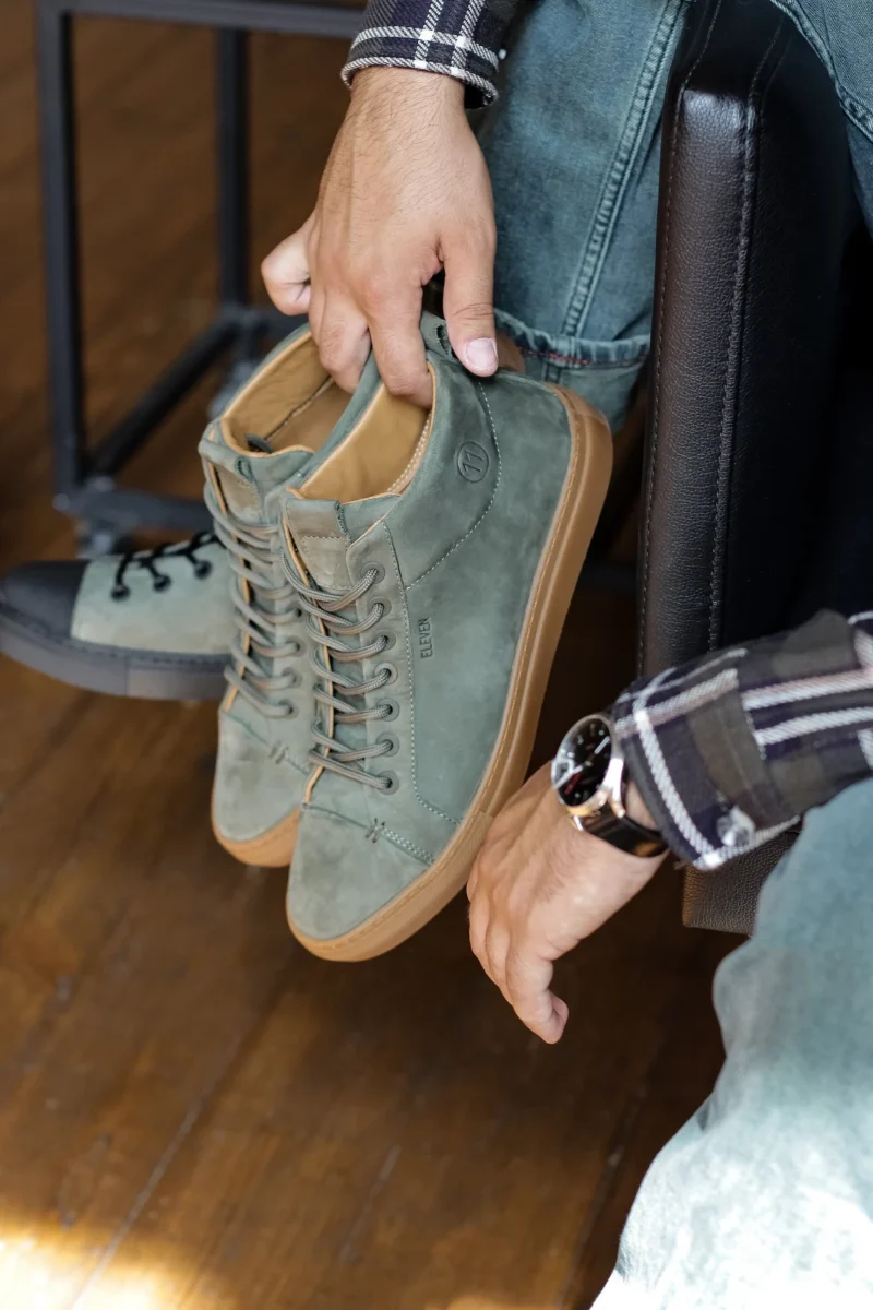 Green Sneakers -Men's Casual