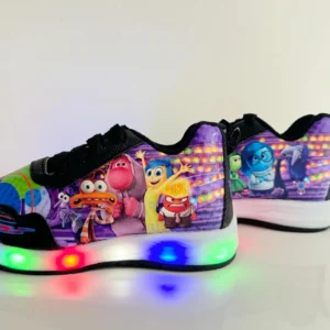 Inside out movie inspired light up sneakers